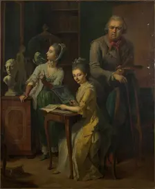 The painter and his daughters, 1774