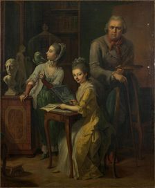 The painter and his daughters, 1774