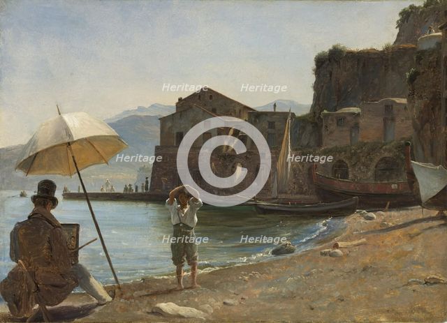 The Painter and the Boy, probably 1834. Creator: Thomas Fearnley.