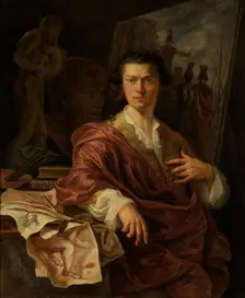 The Painter Andries Lens, 1769-1775. Creator: Willem Jacob Herreyns