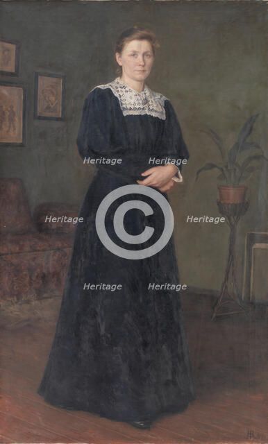 The Painter Ane Marie Hansen, 1897. Creator: Holga Reinhard.