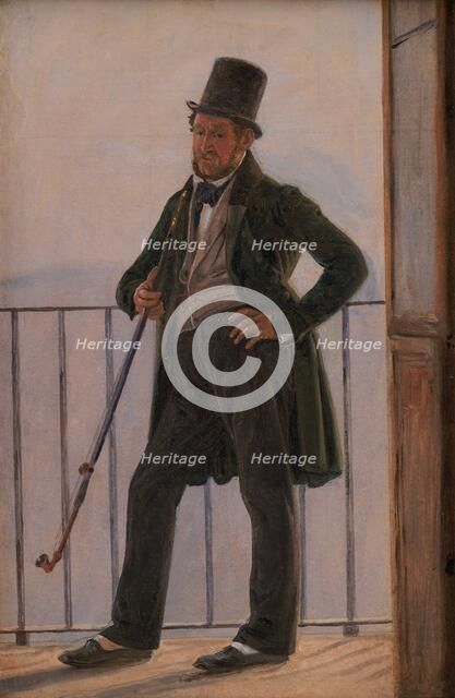 The Painter Albert Küchler, 1837. Creator: Constantin Hansen.