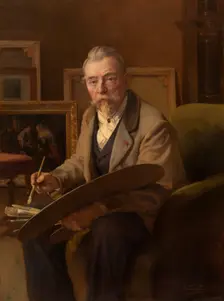 The Painter Alexandre Nestor Nicolas Robert, 1901. Creator: Herman Jean Joseph Richir