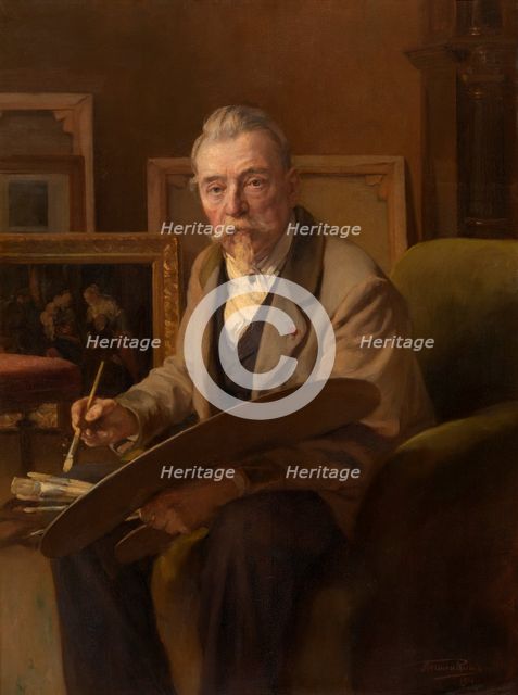 The Painter Alexandre Nestor Nicolas Robert, 1901. Creator: Herman Jean Joseph Richir.