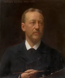 The Painter Alfred Elsen, 1915. Creator: Edouard De Jans