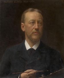 The Painter Alfred Elsen, 1915. Creator: Edouard De Jans