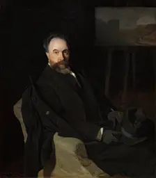 The Painter Aureliano de Beruete, 1902. Creator: Joaquin Sorolla y Bastida