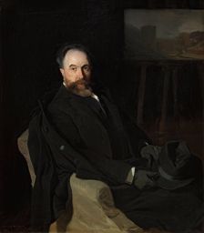 The Painter Aureliano de Beruete, 1902. Creator: Joaquin Sorolla y Bastida