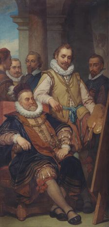 The Painter Bartholomeus Spranger in Vienna, (c1670s), 1862-1872. Creator: Nicaise de Keyser