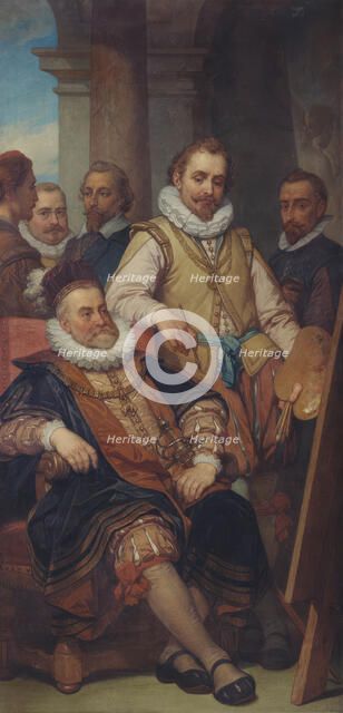 The Painter Bartholomeus Spranger in Vienna, (c1670s), 1862-1872. Creator: Nicaise de Keyser.