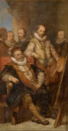 The Painter Bartholomeus Spranger in Vienna, (c1670s), c1860s. Creator: Nicaise de Keyser