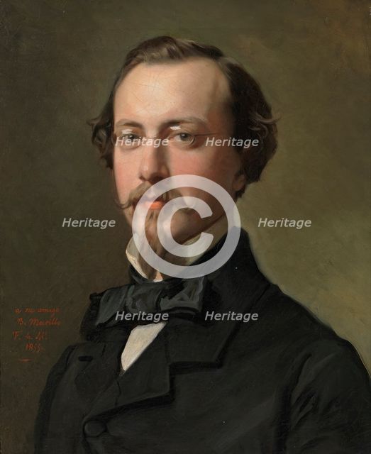 The Painter Benito Soriano Murillo, 1855. Creator: Federico de Madrazo y Kuntz.