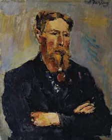 The painter Georg Christian Andersen, 1911. Creator: Anton Faistauer