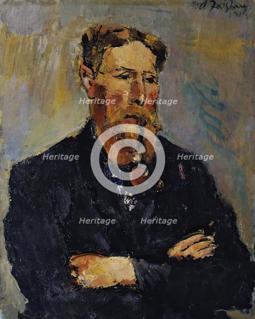The painter Georg Christian Andersen, 1911. Creator: Anton Faistauer.