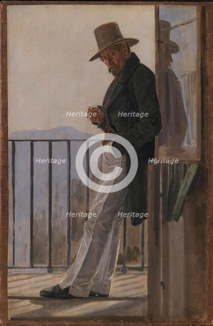 The Painter Ditlev Blunck, 1837. Creator: Constantin Hansen.