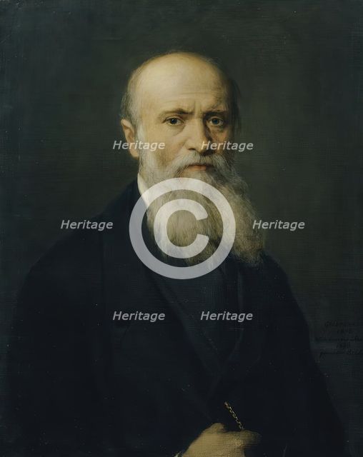 The Painter Eduard of Engerth, 1898. Creator: Christian Griepenkerl.