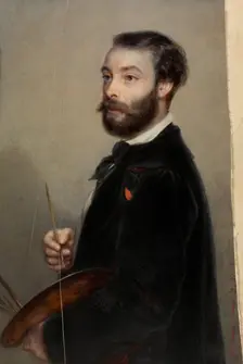 The Painter Eugène François De Block, 1855. Creator: Edouard De Latour