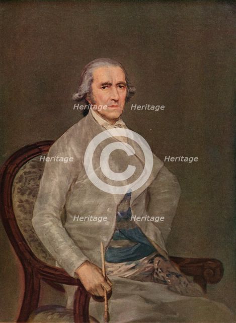 'The Painter Francisco Bayeu', 1795 (1939). Artist: Francisco Goya.