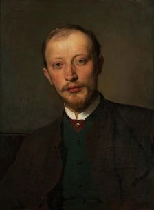 The painter Franz Jaschke, 1887. Creator: Ernst Stohr