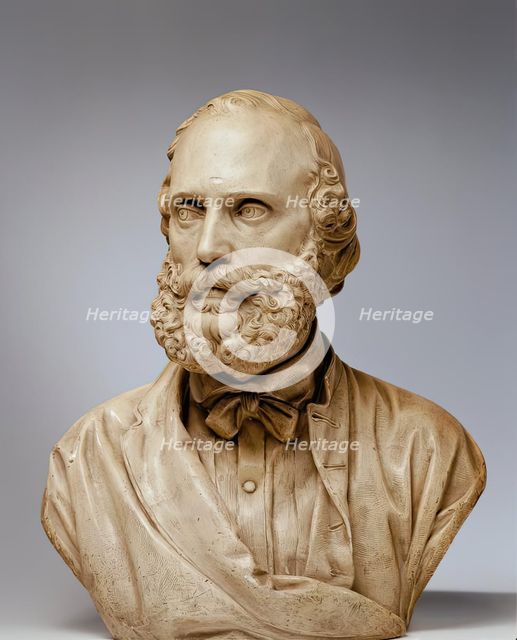 The painter Franz Schrotzberg, 19th century. (c1860s) Creator: Unknown.