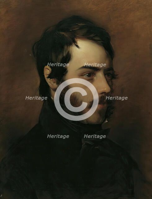 The painter Karl von Pausinger, 1846. Creator: Friedrich von Amerling.