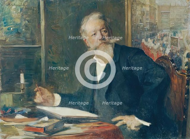 The Painter Karl Karger, 1913. Creator: Susanne Renate Granitsch.