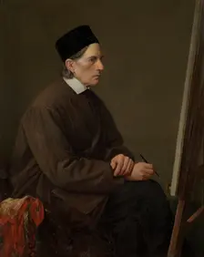 The Painter Johann Friedrich Overbeck, 1866-1867. Creator: Karl Hoffmann