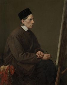 The Painter Johann Friedrich Overbeck, 1866-1867. Creator: Karl Hoffmann