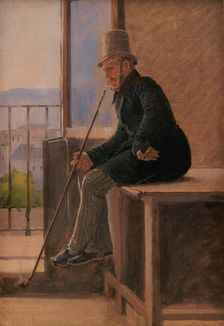 The Painter Jorgen Sonne, 1837. Creator: Constantin Hansen