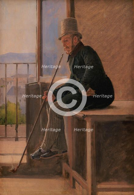 The Painter Jorgen Sonne, 1837. Creator: Constantin Hansen.