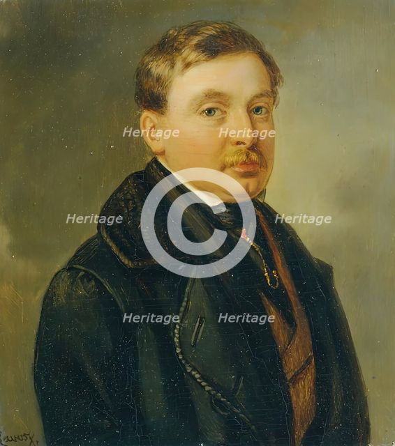 The Painter Josef Feid, undated. (c1840s) Creator: Joseph Lavos.