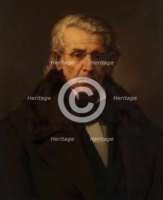 The painter Josef von Führich, 1876. Creator: Christian Griepenkerl.