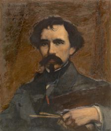 The Painter Joseph Lies, 1866. Creator: Charles Verlat