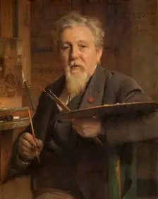 The Painter Jan David Col, 1897. Creator: Pierre Jean van der Ouderaa