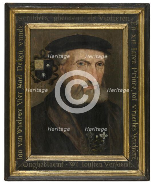 The Painter Jan van Wueluwe, 1556. Creator: Anon.