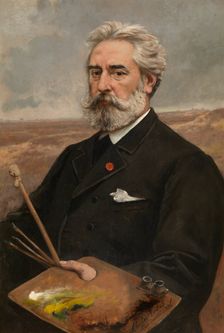 The Painter Jean Pierre François Lamorinière, 1886. Creator: Charles Verlat