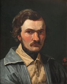 The Painter J.Th. Lundbye, 1841. Creator: Peter Christian Thamsen Skovgaard