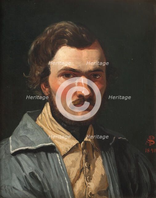 The Painter J.Th. Lundbye, 1841. Creator: Peter Christian Thamsen Skovgaard.