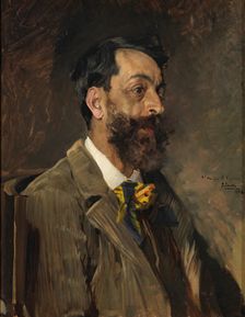 The Painter Juan Espina y Capo, 1892. Creator: Joaquin Sorolla y Bastida