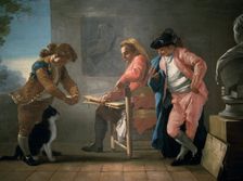 The painter studio oil on canvas