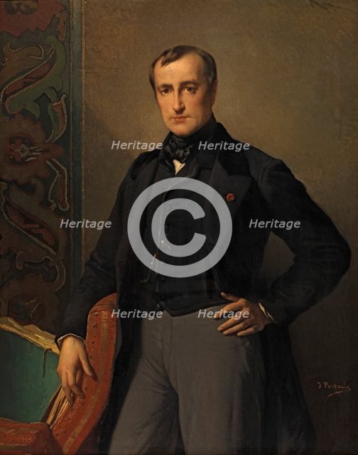 The Painter Paul Delaroche. Creator: Jean Francois Portaels.