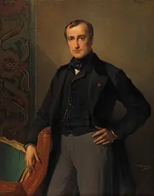 The Painter Paul Delaroche. Creator: Jean Francois Portaels