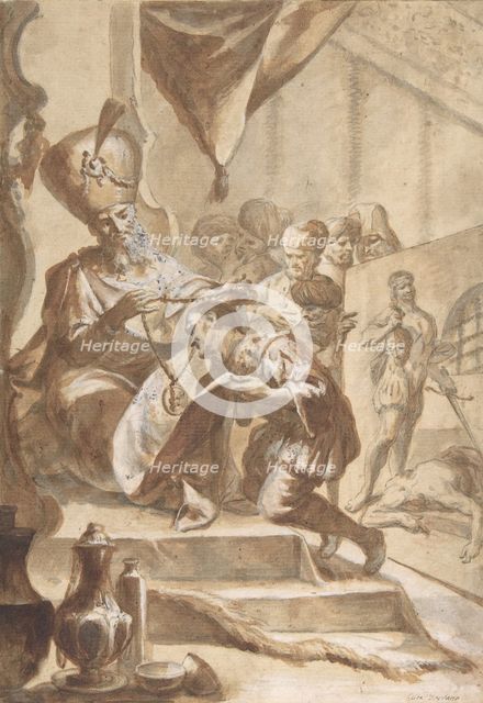 The Painter Rewarded, 1634-1705. Creator: Circle of Luca Giordano.