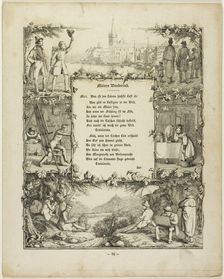 The Painter's Wandering Song, 1837. Creator: Rudolf von Normann