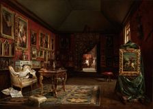 The painter's studio, 1888. Creator: Ignacio de León Escosura