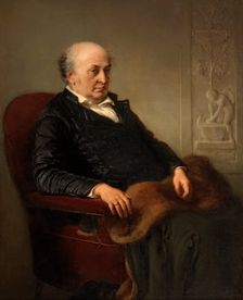 The Painter Wilhelm Schadow, 1860. Creator: Eduard Julius Friedrich Bendemann