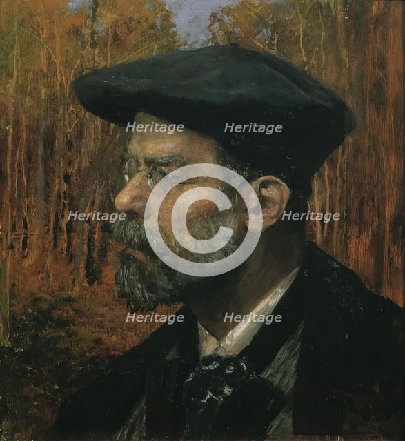 The Painter Theodor von Hormann, 1896. Creator: Johann Victor Kramer.