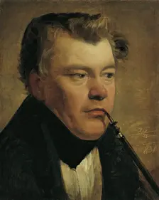 The painter Thomas Ender, 183. Creator: Friedrich von Amerling