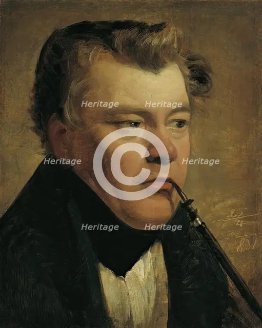The painter Thomas Ender, 183. Creator: Friedrich von Amerling.