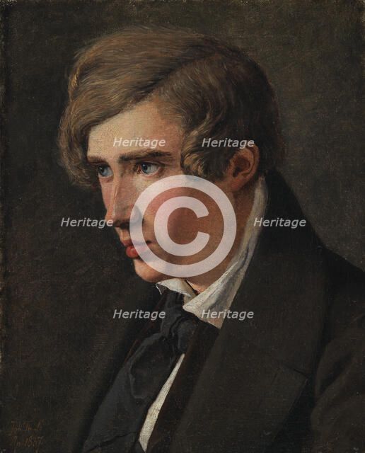 The Painter Thorald Læssoe, 1837. Creator: Johan Thomas Lundbye.